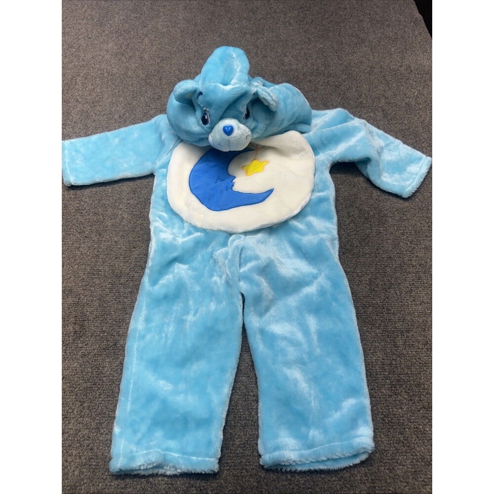 Vintage CARE BEARS Blue Bedtime Bear Halloween Costume Size 1-2 Years
